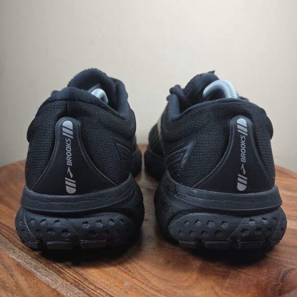 Brooks Ghost 13 Triple Black Mens Size 12.5 Athletic Running Shoes 1103484E072 - Picture 3 of 11
